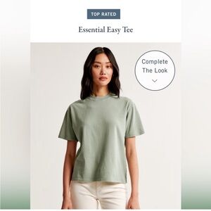 Black Abercrombie & Fitch Essential Tee